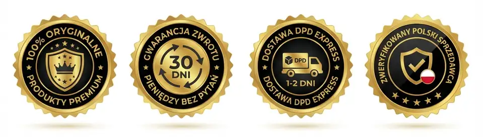 Gwarancje: 100% oryginalne, 30 dni zwrot, DPD Express, Zweryfikowany sprzedawca
